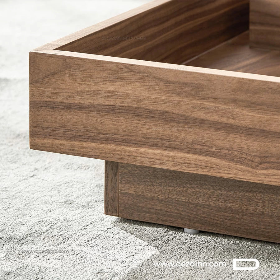 Cubik - Table basse noyer