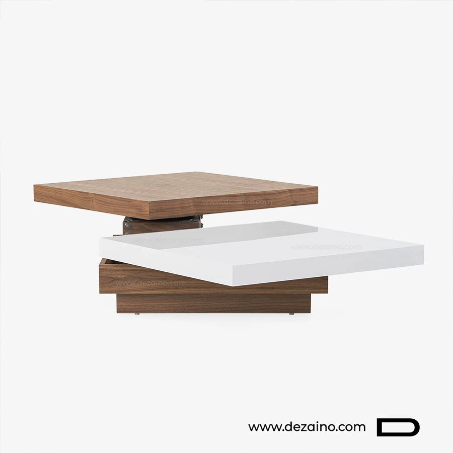 Cubik - Table basse noyer