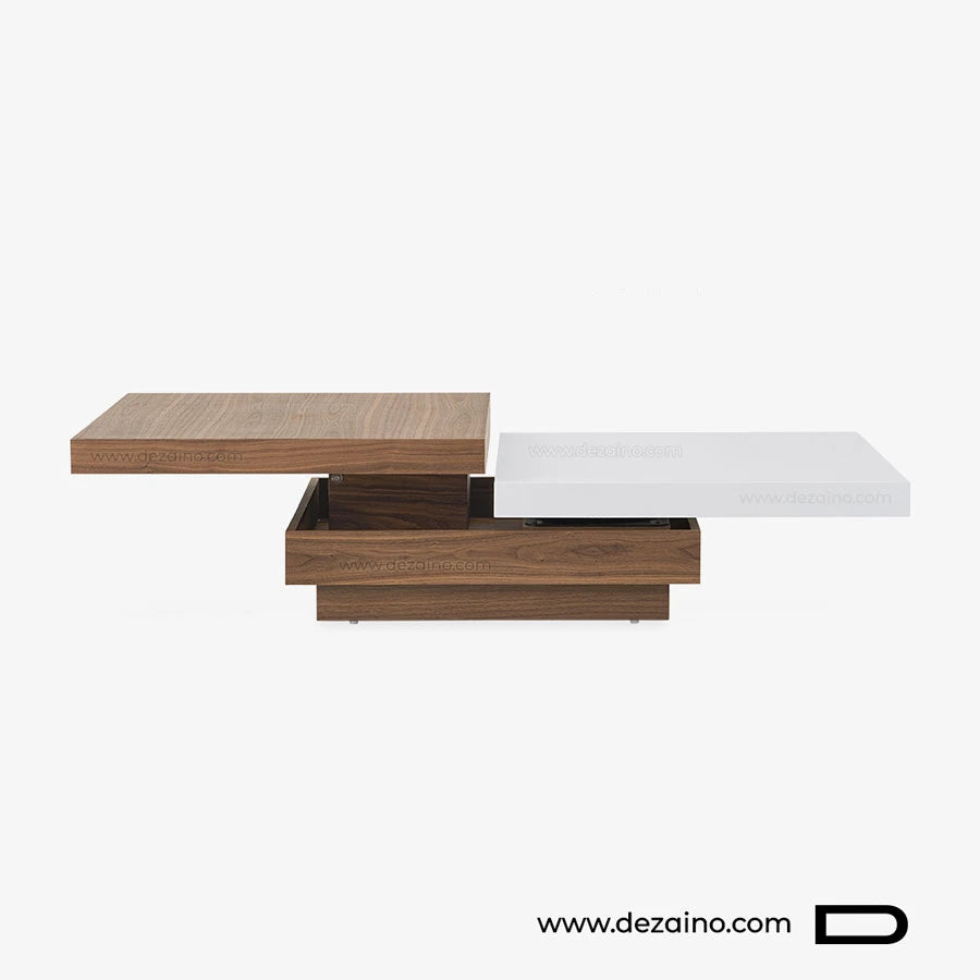 Cubik - Table basse noyer