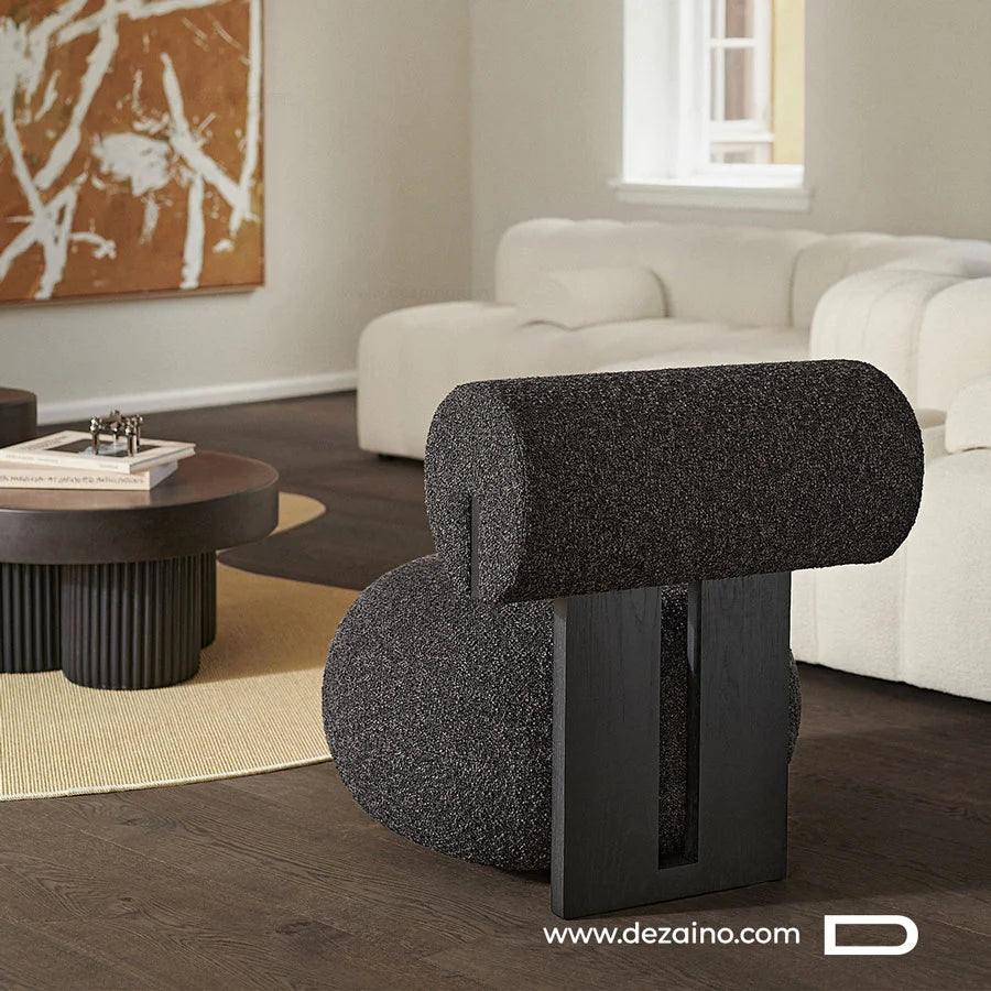 Ambiance de salon chic au Maroc avec le fauteuil lounge Paiko.