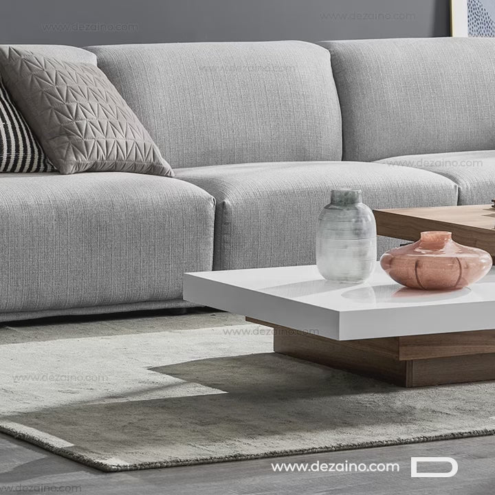 Cubik - Table basse noyer